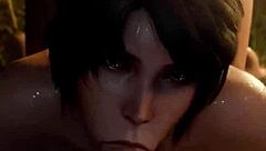 Mad Moxxi Sucks Cock While Jote Fucks Her Pussy