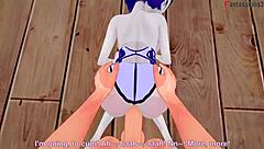 raven in bikini gets pounded hard in wild teen titans hentai fantasy