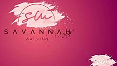 pregnant savannah watson blindfolded bound for hardcore doggystyle pounding with cumshot in mouth