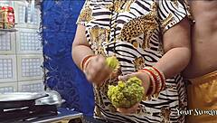 Horny Stepson Pounds Stepmom Big Ass in Kitchen Doggystyle