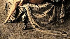 Vintage Hairy Pussy in Retro Erotic Display