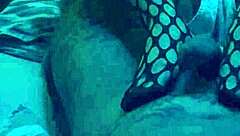 sexy nylon footjob with leggings tease