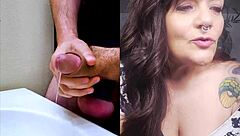 does this big booty mature crave small cock or that huge machine surprise pounding her?