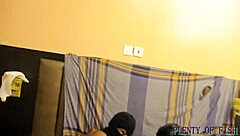 Naughty ex-boyfriend bends petite blonde over for hardcore doggystyle creampie reunion pounding missionary wet pussy squirting cum on small tits