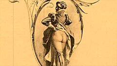 Vintage Hairy Pussy in Retro Erotic Display