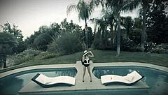 Jillian Jansen Suns Then Rides Seth's Cock in Pool for Pussy Relief