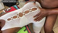 HD HOMEMADE GIRLFRIEND BENT OVER FOR DOGGYSTYLE POUNDING BY MONSTER BBC!