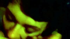 horny slut spits and sucks cock deep