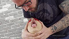 Deepthroat Anal Ass to Mouth with Naughty BBW Sofia Lee Outdoor