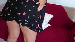 My pregnant wife craves intimate fun in living room part 1