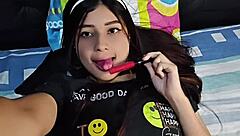 whoa colombian big ass bride bunny caught with math teacher dildo spanking