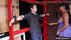 Oh damn these big tits bound slave screams from deepthroat bdsm