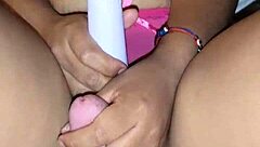 Latina milf couple swings in bedroom doggystyle with big cocks cum dripping on juicy ass