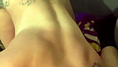 Hey street hooker, bend over bareback and take this massive cumshot load on your back