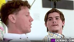 Foursome anal swap with step-sister and step-brother monster cocks hardcore