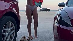 ever wonder what happens when I dress up risky in the car?