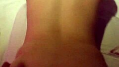 Gringa milf with huge ass gets pounded hard doggystyle from behind