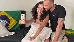 Petite latina backstage squirts hard in rough fuck, flexible brunette deepthroats monster cock cowgirl missionary