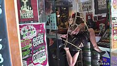 Hey babe, watch your mistress disgrace you outdoors?