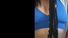 Wife's clothes ripped in wild striptease frenzy