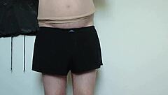 bodystocking stretches tight over curves in full demo