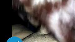 Husband's Cock Deepthroated in Intense Blowjob Action