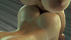 Two futanari BENT OVER each other for intense DOGGYSTYLE fucking with BIG COCKS and cumshots