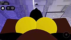 big tits big ass femdom crushes that yellow creature hard