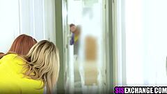 Foursome anal swap with step-sister and step-brother monster cocks hardcore