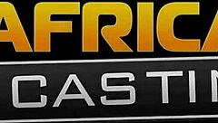 fat ebony amateur pussy drilled hard in fake casting you believe this bubble butt?