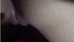 arab milf teases shaved pussy asshole before interracial cumshot