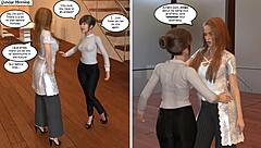 at the office party things heat up in chapter 06b with tricks unfolding