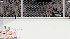 Princess of the Ring 2 sees fierce lesbian catfight wrestling between Mimi and Rena on street