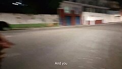 stranger bends me over alley for outdoor pov street sex