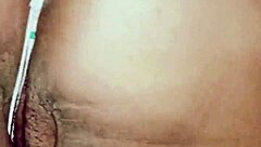 Chubby Mexican MILF bares her fat hairy pussy for voyeur eyes!!