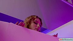 Ts Erica Cherry and Eva Maxim lick and bang asian pussy in shemale threesome