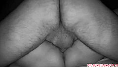 newlywed indian couple enjoys intimate bedroom moments at home