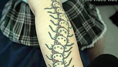 Curvy BBW girlfriend Kat in skirt wants your big cock instead of her boyfriend's