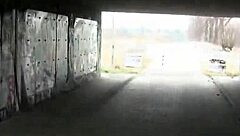 hot MILF spots slut on street, drags her home for rough FUCK