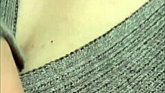 Stressed cabby rubs stinky pussy 😩💦