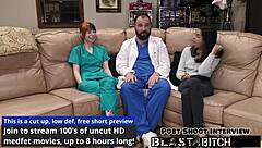 Ditria Rose's pussy filled with creampie in nurse patient roleplay