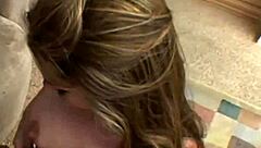 Watch me bounce hard on this monster black cock humiliating you old cuck