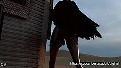 Scarlet rams monster cock deep into anna's sexy tight ass