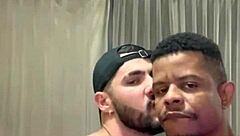 muscular brazilian bodybuilder takes unknown gym stranger's huge cock up her ass for first time