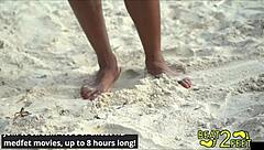 😏 giggles' feet get sandy tickled at beach backstage👣🌊