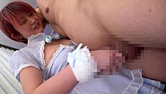 Japanese Babe With Cute Face Rides Hard Cowgirl And Doggystyle Till Cumshot!