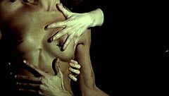 she weaves a dark fantasy with her squirting brunette hands