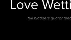 Naomi pisses publicly outdoors in solo softcore scene