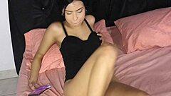 colombian model strips after photo session for intense homemade fuck