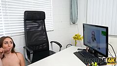 yo no turning back from this big tits casting desk fuck now